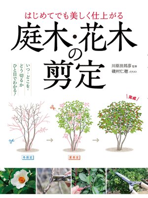 cover image of はじめてでも美しく仕上がる　庭木・花木の剪定